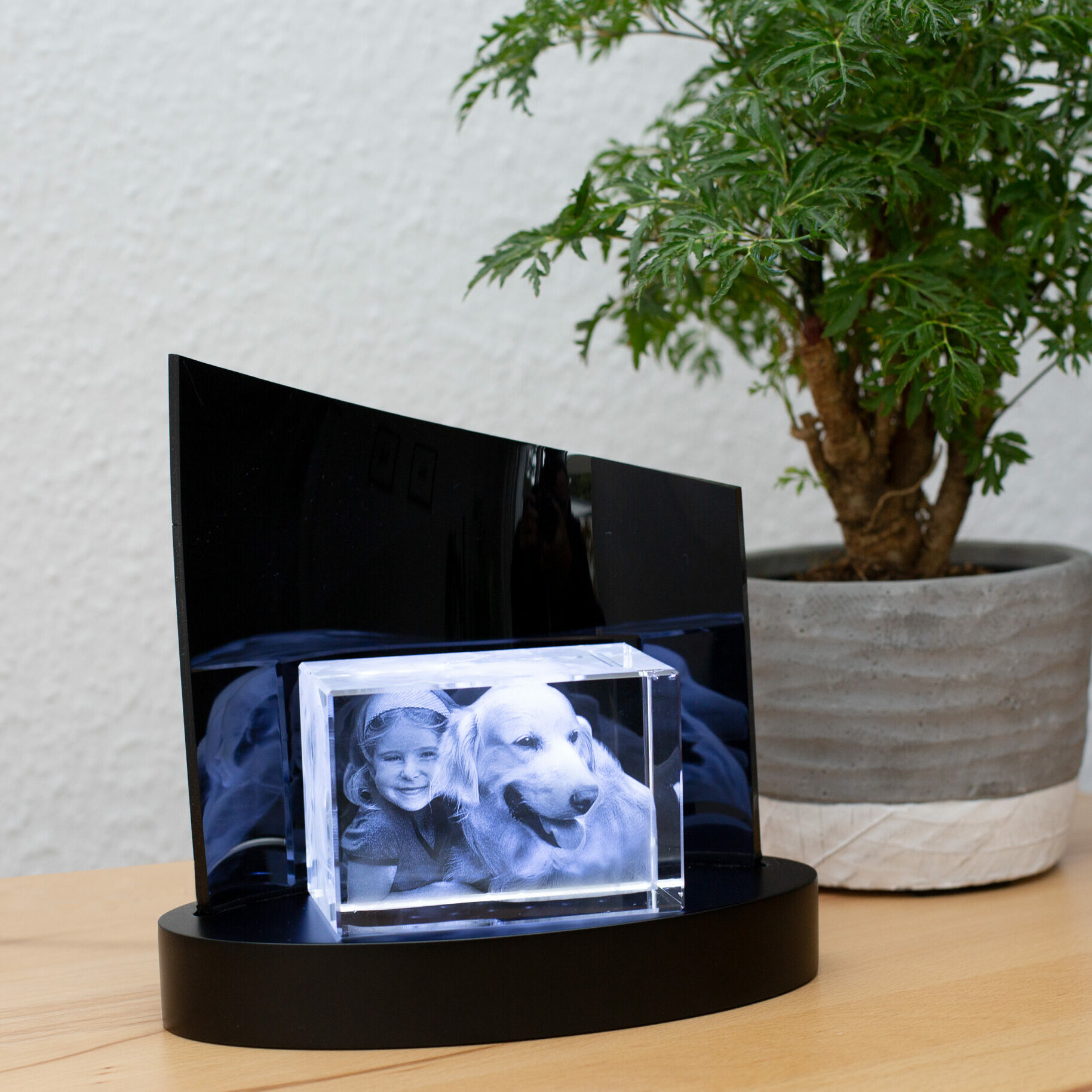 Fotomarkt Köln-Kalk, Fotogeschenke, 3D Glasfoto, Foto in Glas